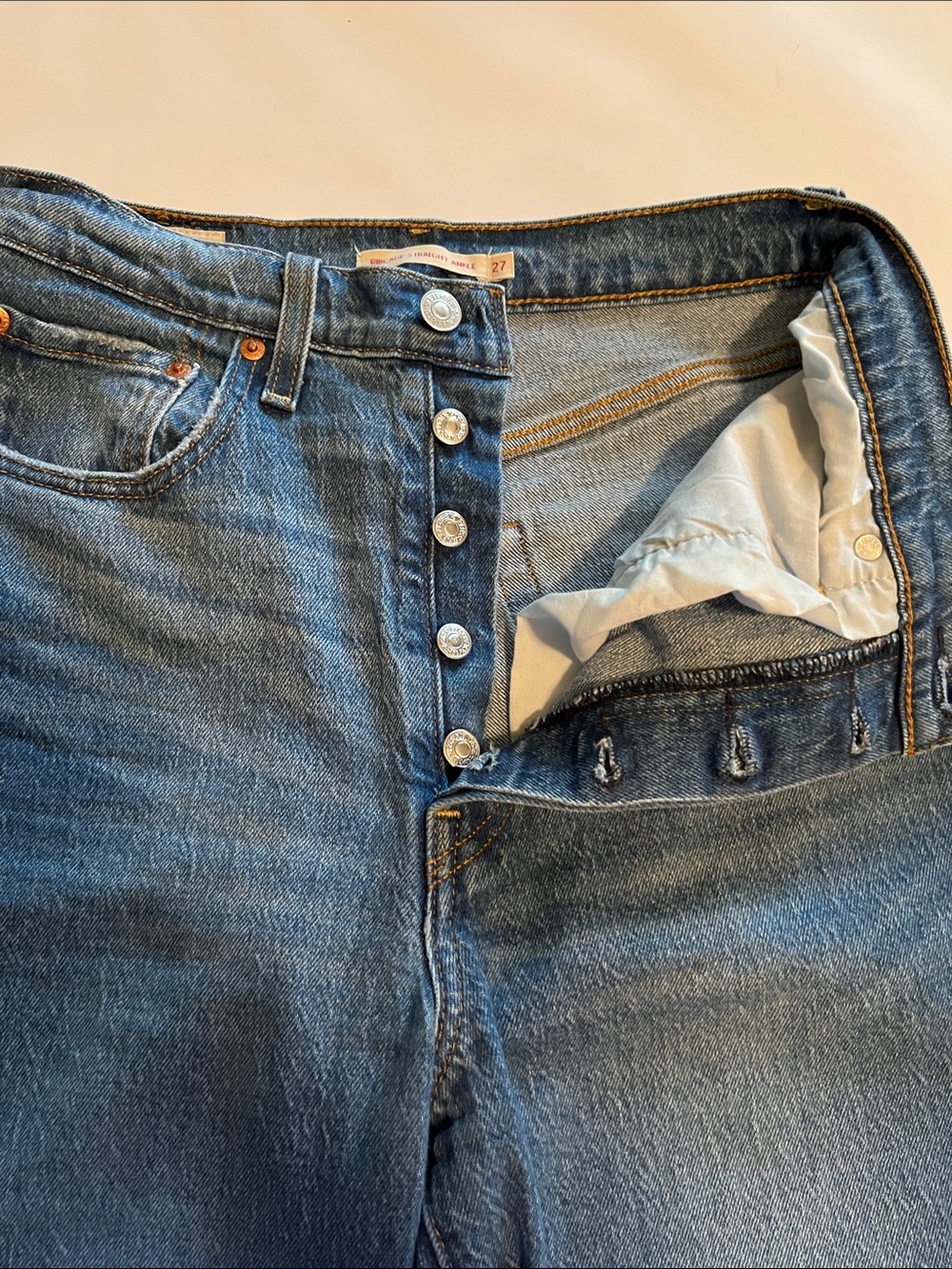 Levi’s Ribcage Straight Ankle High Rise Size 27 - Picture 16 of 16